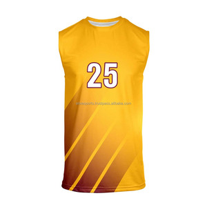 Maillots de volley-ball unisexes personnalisés par sublimation - Créez votre propre maillot court 100 % polyester antibactérien avec logo et couleurs personnalisés de haute qualité - Product Image 4