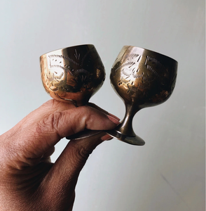 Portavasos de latón con logotipo personalizado, 6 piezas, chapado en oro, pulido martillado, nuevo diseño con un precio increíble - Product Image 6