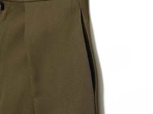 Nouvel Arrivage 2026 – Pantalon Femme Vert Olive Ample à Taille Haute, Coupe Décontractée, Longueur Cheville, Minimaliste, Uni, en Crêpe - Product Image 5
