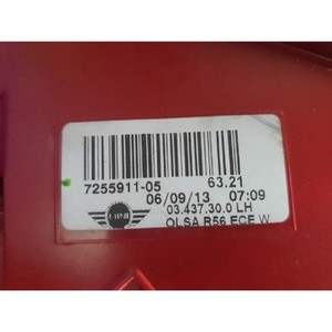 Luz Trasera Izquierda Usada para Mini Hatch 725591105 - Product Image 5