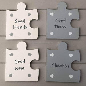 Juego de Posavasos de Madera Bohemia con Palabras Personalizadas, Ecológicos, de 10 mm, para Mesa de Cocina, Regalo de Navidad - Product Image 4