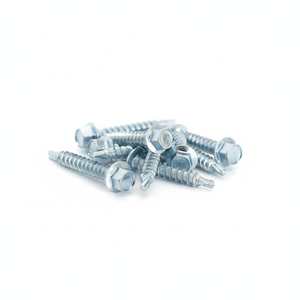 สกรูเจาะยึดแบบหัวหกเหลี่ยม PDC รุ่น 14  เคลือบสังกะสี  ทำจากเหล็กกล้าคาร์บอน  ระดับ 4.8 6.8  เกลียวหยาบ  หน่วยเป็นนิ้ว - Product Image 1