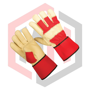 Guantes de Bombero de Piel de Oveja con Palma Reforzada, Tela Roja Antiestática, Sin Silicona, Suaves, Flexibles y Transpirables - Product Image 4