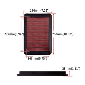 Bộ lọc thay thế Tương thích với K & N <span class=keywords><strong>Mazda</strong></span> 3 L4-2.0L f/i cho Bộ lọc không khí động cơ suốt đời ban đầu 33-2480 - Product Image 4