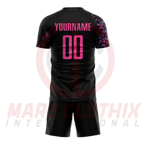 ชุดเสื้อฟุตบอลคอกลมแขนสั้นสำหรับทุกเพศ คุณภาพสูง ปรับแต่งได้ ชุดกีฬาฟุตบอล - Product Image 3