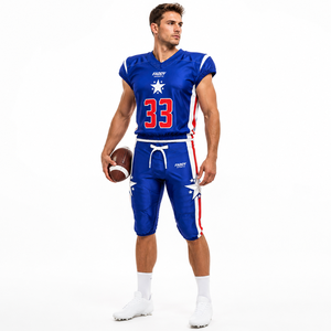 Conjunto de Uniforme de Fútbol Americano Sublimado Personalizado, Jersey de Entrenamiento Profesional para Equipo, Ropa Deportiva Transpirable para Hombre y Jóvenes - Product Image 4