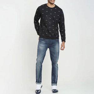 Sweat-shirts pour hommes légers, sur mesure, couleur unie, haute qualité, prix bas, basiques. - Product Image 3
