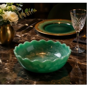 Resin <b>Salad</b> Bowl <b>Salad</b> <b>Server</b> Home Decoration Party Use Eco-Friendly Durable Lightweight Dishwasher Safe Customizable Logo - Product Image 5
