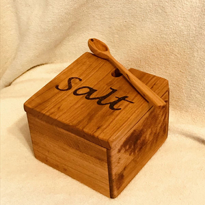 Caja de madera hecha a mano para hierbas, especias y sal, tamaño personalizado y en oferta para el hogar y la cocina, caja de madera para sal y azúcar, producto muy vendido - Product Image 1