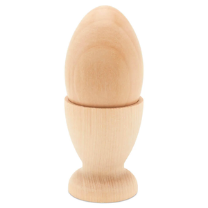 Wooden Egg Holder Cup <b>Kitchen</b> <b>Tools</b> And <b>Gadgets</b> Eco-Friendly Natural and Solid Wood in modern design - Product Image 2