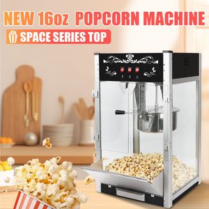 Machine à popcorn de comptoir de 16 oz avec pelle et cuillère à huile en acier inoxydable - Product Image 2