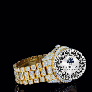 Relojes con Diamantes Completos, Reloj de Diamantes de Moda Lujoso y Moderno con Ajuste Cómodo para el Estilo de Vida Diario, Disponible al por Mayor - Product Image 2