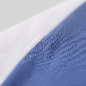 Camiseta griega personalizada azul y blanca 100% algodón ecológico de secado rápido, manga corta raglán, ropa para fraternidades y hermandades - Product Image 5