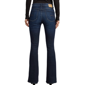 OEM ODM Jeans en denim pour femmes, taille mi-haute, bleu clair, coupe droite, respirant, décontracté, mignon, broderie, style de rue quotidien, vente en gros - Product Image 3
