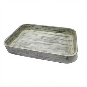 ถาดเสิร์ฟไม้มะม่วงทรงสี่เหลี่ยมขนาดใหญ่หรูหราพร้อมตกแต่งแบบคลาสสิกสำหรับอาหารชาและรับประทานอาหารที่บ้าน - Product Image 4