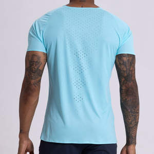 Camisetas de gimnasio recién llegadas para hombre, de secado rápido, ligeras, con logotipo personalizado disponible, servicio OEM, impresión digital. - Product Image 4