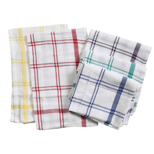 Serviettes de cuisine en coton, séchage rapide, tissu doux, lavables en machine, fournisseur en gros OEM - Product Image 6