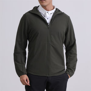 Light <b>Men's</b> Hip Hop Canvas Casual Sports Windproof Water Proof <b>Soft</b> <b>Shell</b> <b>Jacket</b> Stand Collar for Winter Season - Product Image 3