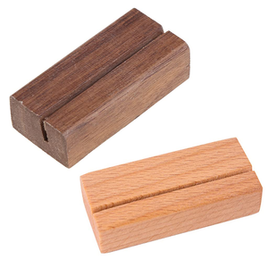 Eco-Friendly Wood Place <b>Card</b> Holders At Lowest Price Note Stand Menu Holder Wood Business <b>Card</b> Holder - Product Image 6