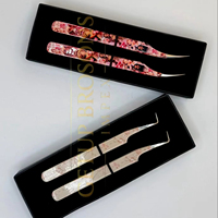 Extension de cils en acier inoxydable à 90 degrés, anti-magnétique, anti-statique, 10 mm, pour poupées Brat, avec revêtement papier d'été, isolation et volume