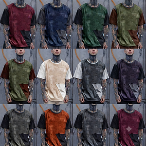 Nouvelle Collection Printemps-Été 2026 – T-shirt en Maille Jacquard Décontracté à Manches Courtes pour Homme, Personnalisable avec Logo, Polyvalent - Product Image 5