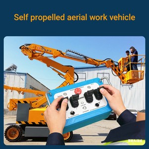 Plug Play Waterproof USB <b>Rechargeable</b> Hydraulic Proportional <b>Wireless</b> Remote Controller with 4 Levers for Crane Hydraulic System - Product Image 6