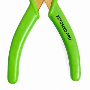 Pince à bec effilé de précision Premium Gold Needle Nose Pliers, pointe ultra-fine, outil de bijouterie et d'artisanat, légère, poignée verte, 5 pouces, acier inoxydable - Product Image 4