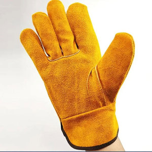 Protective Stick Welding Gloves for Welders Outdoor Touch Screen Heavy Duty Leather Safety Long Gloves for Men - Product Image 2