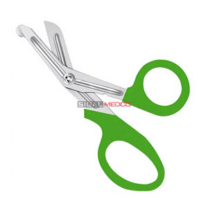 Tijeras de Trauma para Enfermeras, Primeros Auxilios, 5.5 Pulgadas, Verde Claro, Acero Inoxidable Alemán, Tijeras Médicas para Vendajes, Emergencias, EMT - Product Image 1