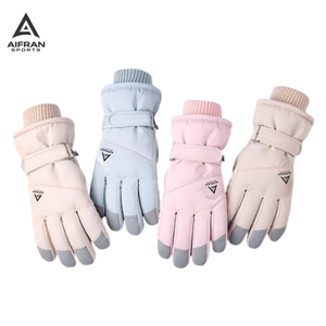 Gants de ski AIFRAN pour hommes, imperméables, doublés de polaire épaisse, pour snowboard, patinage, hiver, thermiques, compatibles écran tactile, vente en gros - Product Image 6
