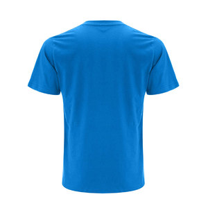 Camiseta Casual Elegante de Cuello Redondo para Hombre, Tejido de Poliéster Premium, Manga Corta Plisada, Transpirable, 180g, Moda Diaria - Product Image 3