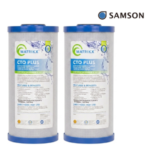 Purificateur d'eau commercial à adsorption chimique haute efficacité, filtre à charbon actif 10 pouces, débit rapide - Product Image 1