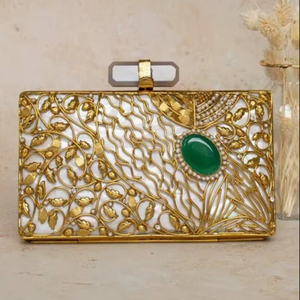 Sac de soirée bohème tendance en résine de haute qualité avec sangle écologique pour mariage, artisanat en résine, sacs pour femmes - Product Image 2