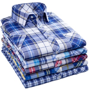 Chemise en flanelle pour homme 100% coton, vêtements décontractés à la mode, vente en gros, OEM, qualité orientée vers l'exportation, logo personnalisé, édition du Nouvel An, nouveauté - Product Image 5
