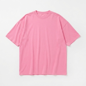 เสื้อยืดคอตตอนพรีเมียมแบบหนาพิเศษ OEM ODM ทรงบ็อกซี่ แขนสั้น แบบเรียบ  สั่งทำได้ - Product Image 5