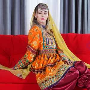 Vintage Boho Traditional Women's Clothing Handmade Embroidered Custom Sizes Wholesale Afghani Casual <b>Dresses</b> - Product Image 3
