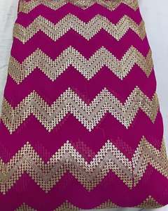 Coding embroidery <b>fabric</b> sequin <b>fabric</b> lace <b>fabric</b> organza <b>fabric</b> for designer abaya kaftan couture wholesale export buyer trade - Product Image 2