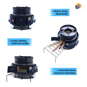 Heavy Duty High Efficiency <b>Wood</b> <b>Stove</b> <b>Small</b> Space <b>Wood</b> <b>Burning</b> <b>Stove</b> From India Manufacturer At Bulk Price - Product Image 4