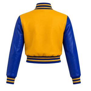 เสื้อแจ็คเก็ตบอมเบอร์ผ้าซาตินสำหรับผู้หญิง Sigma Gamma Rho แบบครอป ซิปเต็มตัว สไตล์ลำลอง แฟชั่น เสื้อคลุมกันหนาว สตรีทแวร์ น้ำหนักเบา รับสกรีนโลโก้ - Product Image 2