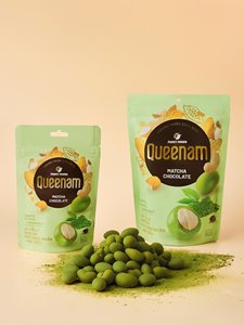 Offre Spéciale Dragées au Chocolat Personnalisées Marque Privée Vente en Gros HALAL 75G Snacks Bonbons aux Noix d'Amande et de Cajou enrobés de Chocolat Matcha - Product Image 6