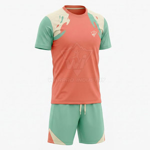 Uniforme de Fútbol Moderno para Hombre, Conjunto de Camiseta y Pantalones Cortos, Poliéster Ligero y Transpirable, Diseño de Color Personalizado - Product Image 2