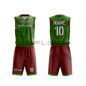 Maillot de sport rose respirant haute performance pour hommes, femmes et jeunes – Tenue de basketball réversible pour équipe - Product Image 3