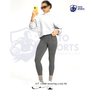 Leggings de haute qualité, légers, durables, élastiques, faciles d'entretien, confortables, doux, nouvelle arrivée, respirants, fins, avec logo personnalisé - Product Image 3