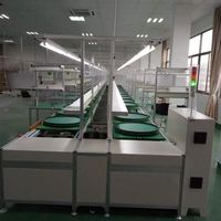 Ligne de convoyage à rouleaux par gravité multifonctionnelle sans alimentation, avec plateau tournant pour palettes, état neuf à bas prix