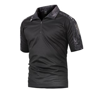 เสื้อโปโลแขนสั้นสำหรับผู้ชายเสื้อยุทธวิธีแห้งเร็วระบายอากาศ - Product Image 5