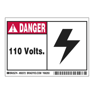 Etiquetas Autoadhesivas de PVC de 110V para Paneles Eléctricos, Duraderas e Impermeables - Product Image 3