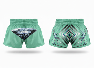 Shorts de combat en polyester satiné pour hommes, personnalisables, pour Muay Thai, boxe, MMA, entraînement, kickboxing, gym - Product Image 6