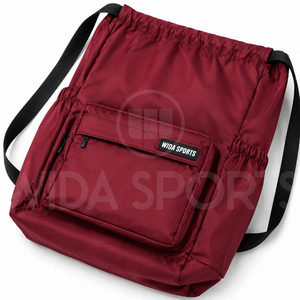 Custom Unisex Flex Drawstring Bag Lightweight Sports Gym <b>Backpack</b> With Logo Printing Manufacturer - Product Image 6