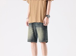 Nouveaux shorts en jean pour hommes, best-sellers, respirants, de luxe, décontractés, lavés, personnalisés, pour l'été, avec poches, style sport décontracté - Product Image 3