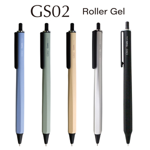 OHTO GS02-G5 <b>Roller</b> Gel Pen 0.5mm – Made in Japan Quick-Dry Gel Ink Pen with Aluminum Body, Brass Components and Ceramic Bal - Product Image 1
